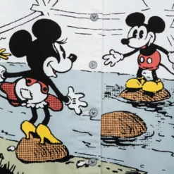 Mickey And Minnie Mouse White Denim Jacket For Adults -Disney 2325052050030M 3