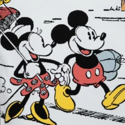 Mickey And Minnie Mouse White Denim Jacket For Adults -Disney 2325052050030M 4