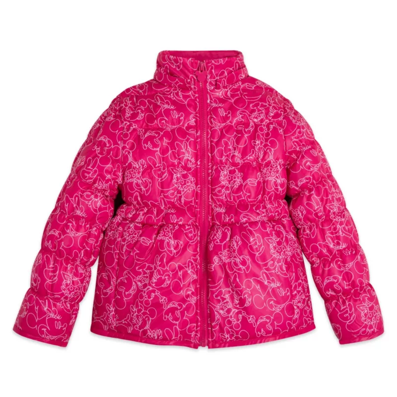 Minnie Mouse Hooded Puff Jacket For Kids 4 Minnie Mouse Hooded Puff Jacket For Kids - Image 2