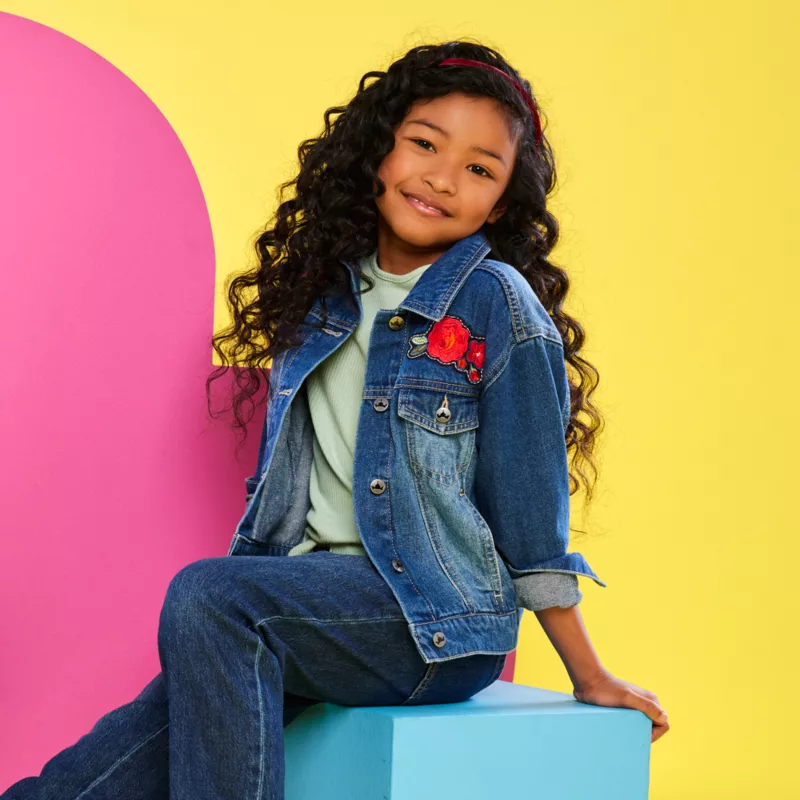 Disney Ily 4EVER Denim Jacket For Kids Inspired By Belle, Beauty And The Beast 4 Disney Ily 4EVER Denim Jacket For Kids Inspired By Belle, Beauty And The Beast - Image 2