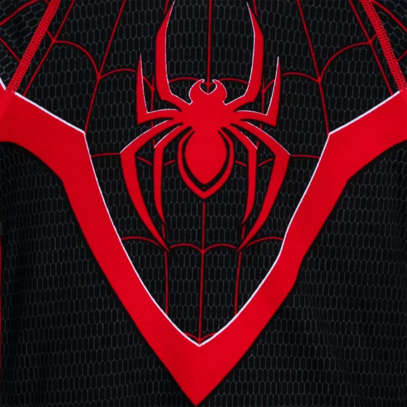 Spider-Man Miles Morales Costume PJ PALS For Kids 5 Spider-Man Miles Morales Costume PJ PALS For Kids - Image 3
