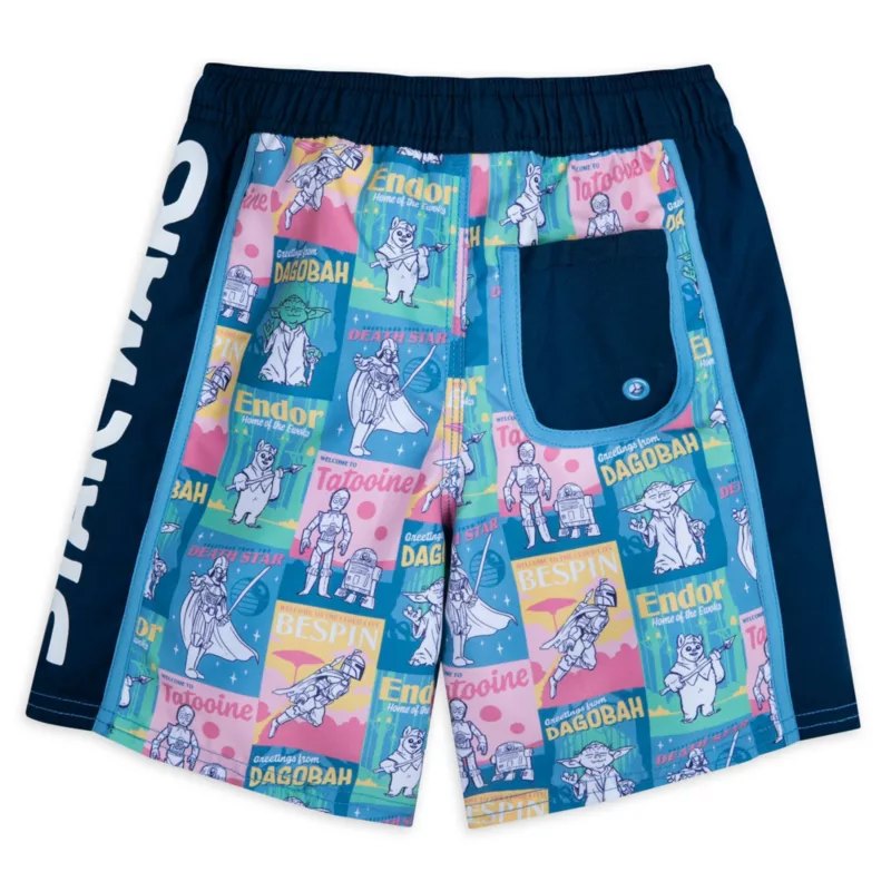 Star Wars Swim Trunks For Kids 4 Star Wars Swim Trunks For Kids - Image 2