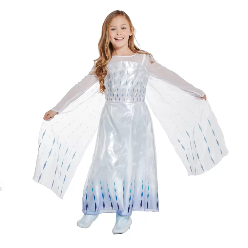 Elsa The Snow Queen Costume For Kids, Frozen 2 4 Elsa The Snow Queen Costume For Kids, Frozen 2 - Image 2