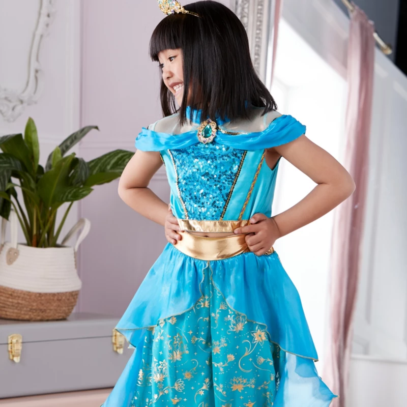 Jasmine Costume For Kids, Aladdin 4 Jasmine Costume For Kids, Aladdin - Image 2
