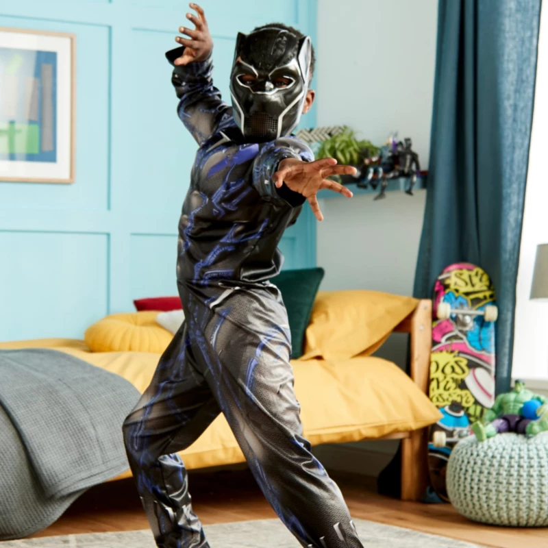 Black Panther Light-Up Costume For Kids 4 Black Panther Light-Up Costume For Kids - Image 2