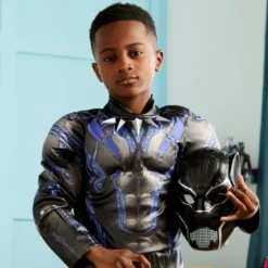 Black Panther Light-Up Costume For Kids 10 Black Panther Light-Up Costume For Kids -Disney 2844052900004M 3