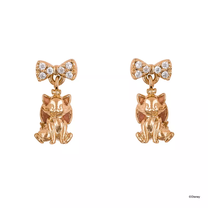 Disney Drop Earring Diamante Marie, Rose Gold 6 Disney Drop Earring Diamante Marie, Rose Gold - Image 4