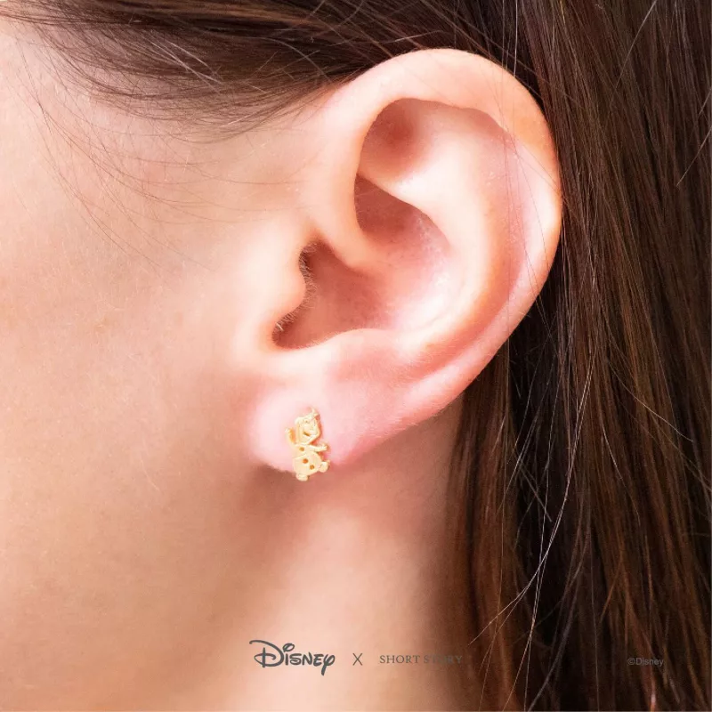 Disney Earrings Frozen Olaf, Gold 5 Disney Earrings Frozen Olaf, Gold - Image 3