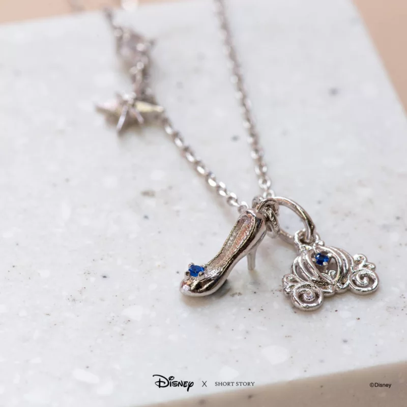 Disney Necklace Cinderella, Silver 4 Disney Necklace Cinderella, Silver - Image 2