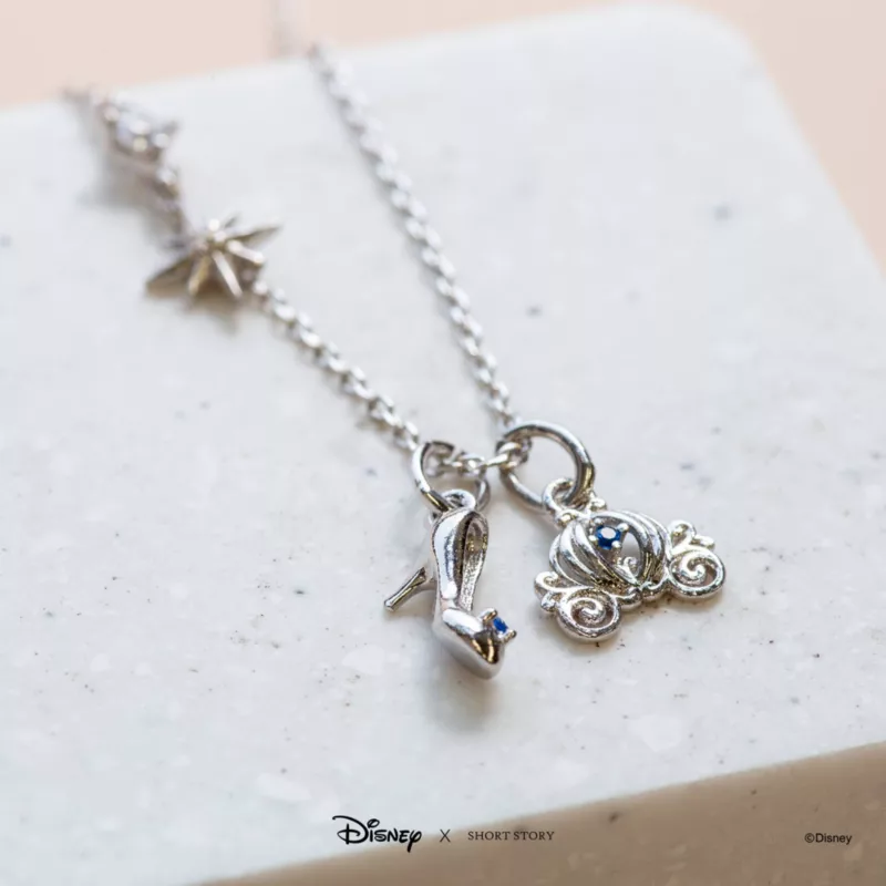 Disney Necklace Cinderella, Silver 5 Disney Necklace Cinderella, Silver - Image 3
