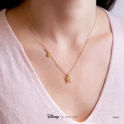 Disney Necklace Tinker Bell, Gold -Disney 348658024728 2