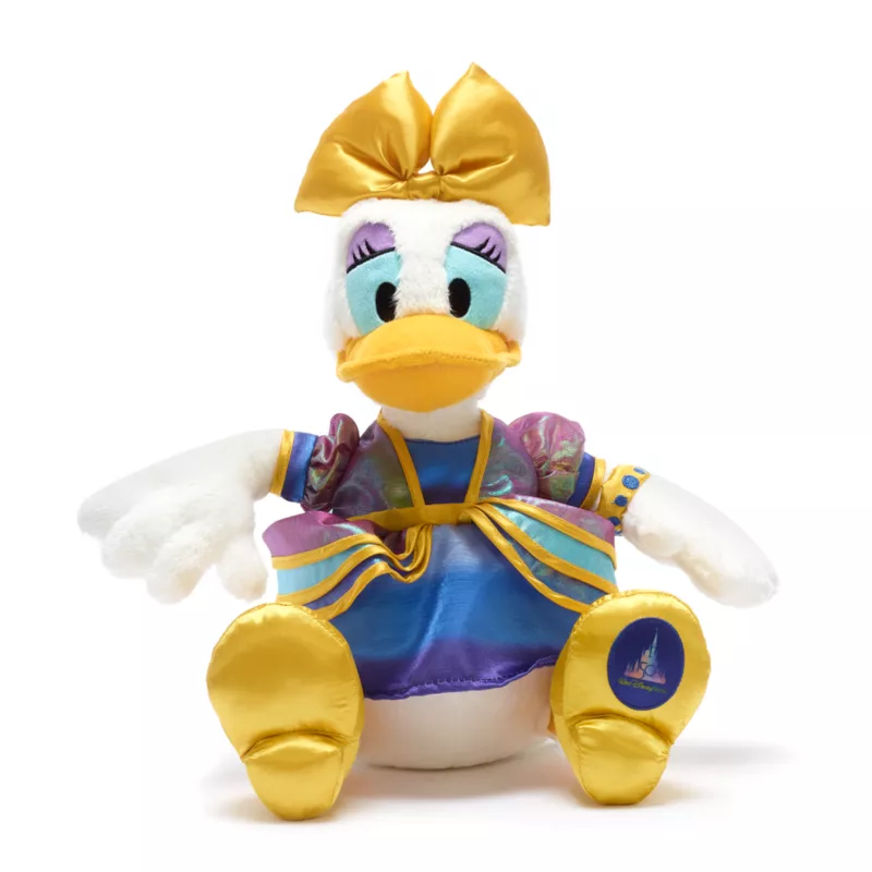 Walt Disney World Daisy Duck 50th Anniversary Medium Plush 3 Walt Disney World Daisy Duck 50th Anniversary Medium Plush