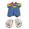 NuiMOs Small Plush Rainbow T-Shirt With Overalls And Trainers 1 NuiMOs Small Plush Rainbow T-Shirt With Overalls And Trainers -Disney 412342577230