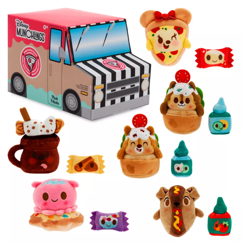 Disney Munchlings Mystery Plush, Street Food Fusion 3 Disney Munchlings Mystery Plush, Street Food Fusion