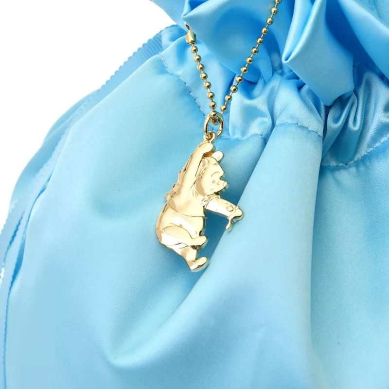 Winnie The Pooh Drawstring Tote Bag With Charm, Pooh's Balloon 6 Winnie The Pooh Drawstring Tote Bag With Charm, Pooh's Balloon - Image 4