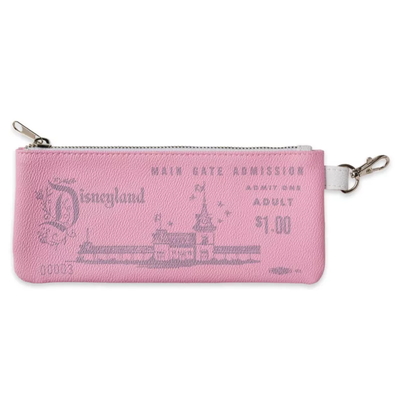 Disneyland Main Gate Admission Ticket Coin Purse - Disney100 3 Disneyland Main Gate Admission Ticket Coin Purse - Disney100