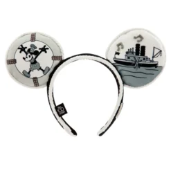 Mickey Mouse Steamboat Willie Ear Headband For Adults - Disney100 8 Mickey Mouse Steamboat Willie Ear Headband For Adults - Disney100 -Disney 428403779437 2