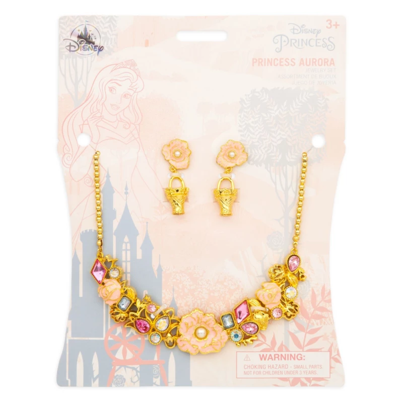 Aurora Costume Jewellery Set For Kids, Sleeping Beauty 5 Aurora Costume Jewellery Set For Kids, Sleeping Beauty - Image 3