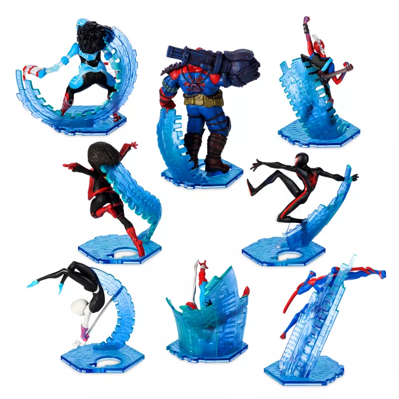 Spider-Man Deluxe Figurine Playset, Spider-Man: Across The Spider-Verse 4 Spider-Man Deluxe Figurine Playset, Spider-Man: Across The Spider-Verse - Image 2