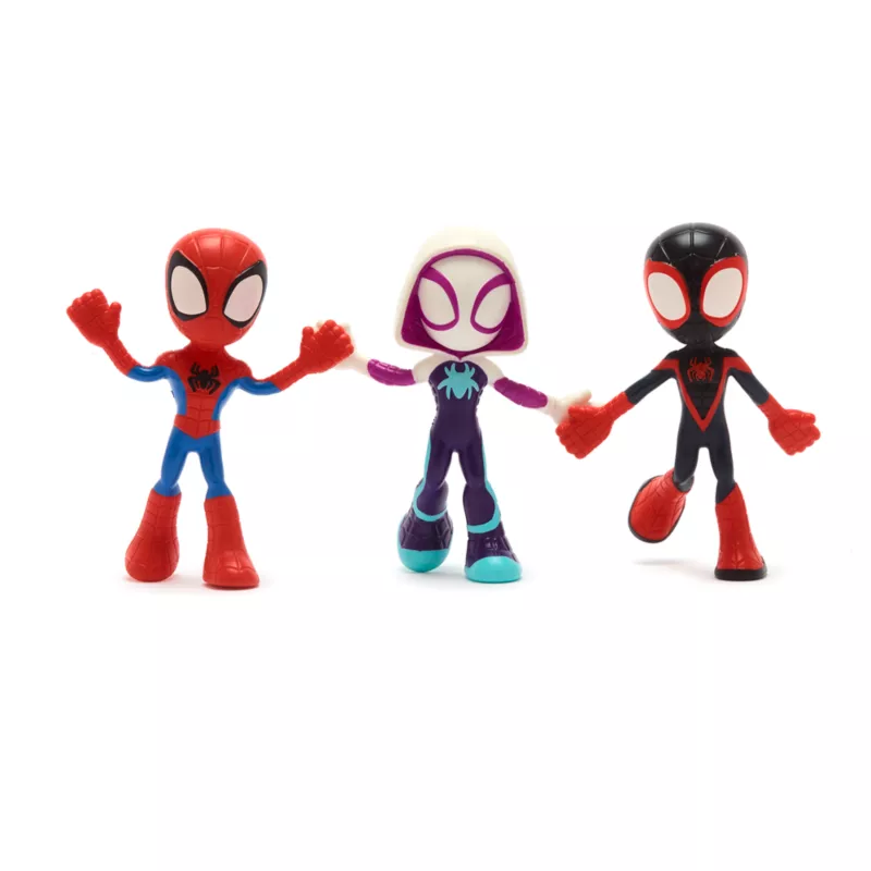 Spidey And His Amazing Friends Flexible Figures Set 3 Spidey And His Amazing Friends Flexible Figures Set