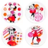 Minnie Parisienne Plates, Set Of 4 -Disney 465013929425