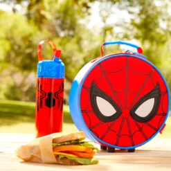 Spider-Man Stainless Steel Water Bottle With Built-In Straw 7 Spider-Man Stainless Steel Water Bottle With Built-In Straw -Disney 465022812442 1