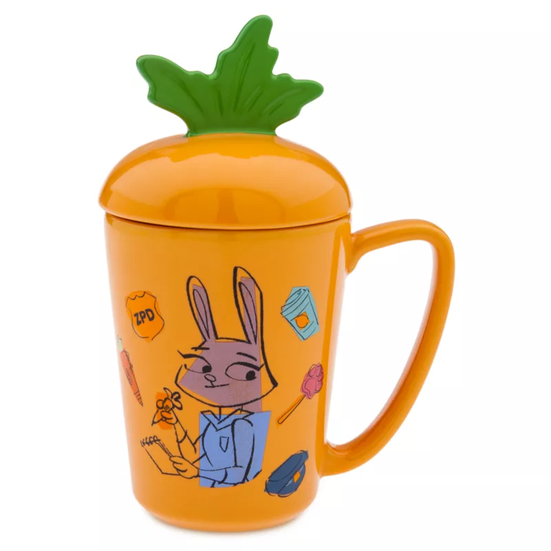 Judy Hopps Mug With Lid, Zootopia 3 Judy Hopps Mug With Lid, Zootopia