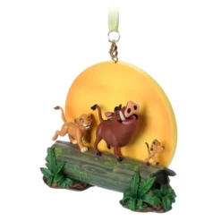 Simba, Timon, And Pumbaa Sketchbook Ornament, The Lion King -Disney 465062913185 2