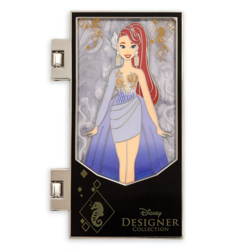 Ariel Hinged Pin, The Little Mermaid, Disney Designer Collection, Limited Release 3 Ariel Hinged Pin, The Little Mermaid, Disney Designer Collection, Limited Release