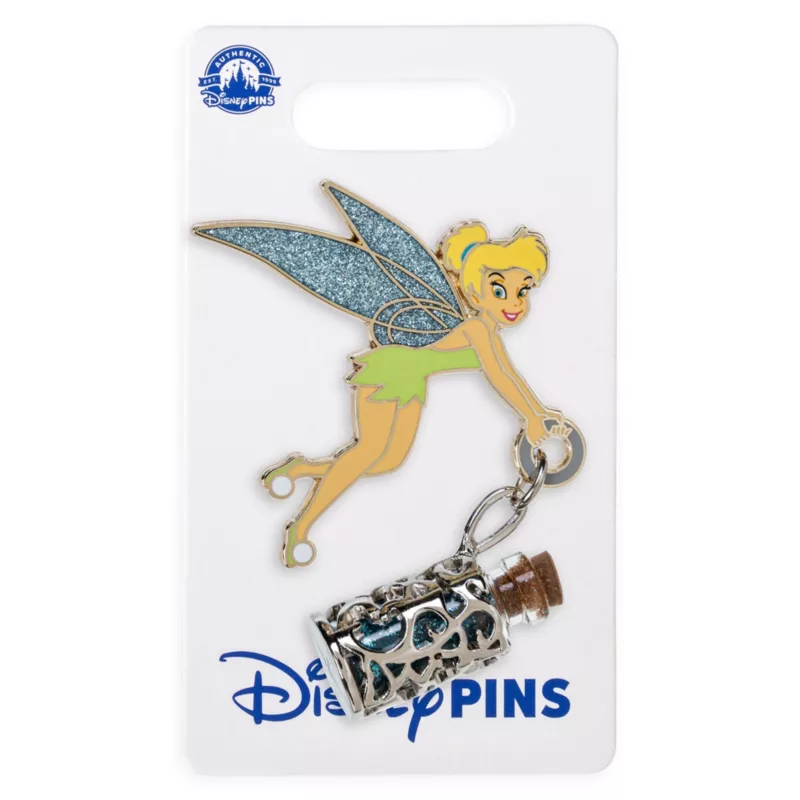 Tinker Bell Pin With Glitter Vial Dangler, Peter Pan 4 Tinker Bell Pin With Glitter Vial Dangler, Peter Pan - Image 2