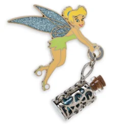 Tinker Bell Pin With Glitter Vial Dangler, Peter Pan