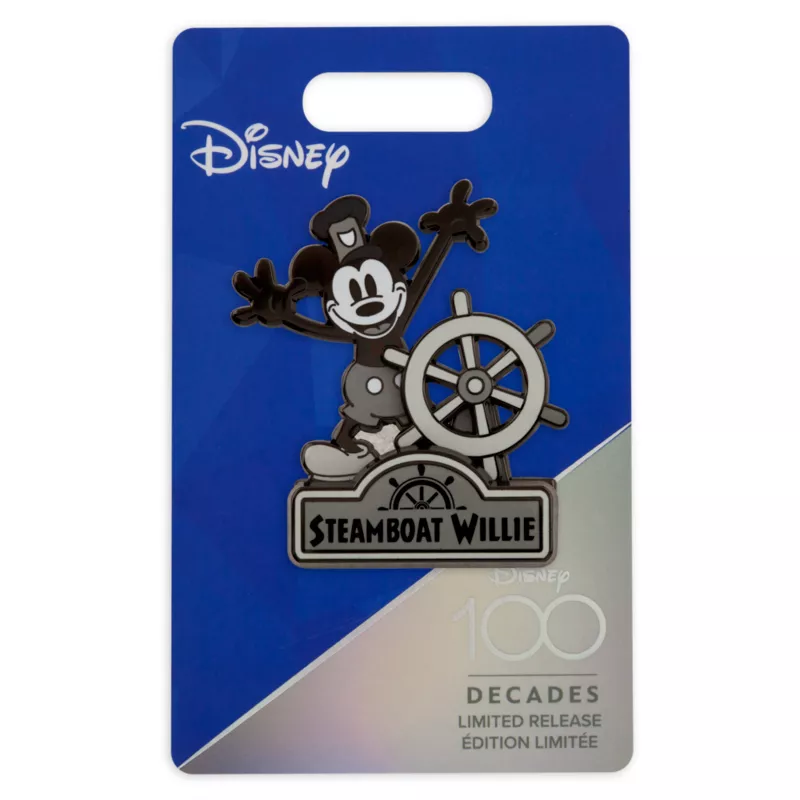 Mickey Mouse As Steamboat Willie Pin - Disney100, Limited Release 6 Mickey Mouse As Steamboat Willie Pin - Disney100, Limited Release - Image 4