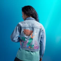 Disney Store The Little Mermaid Denim Jacket For Women, Live Action Film -Disney 5103052750150M 2