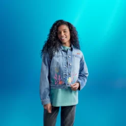 Disney Store The Little Mermaid Denim Jacket For Women, Live Action Film -Disney 5103052750150M 3