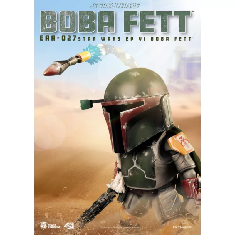 STAR WARS EP VI Boba Fett Figurine, Beast Kingdom 6 STAR WARS EP VI Boba Fett Figurine, Beast Kingdom - Image 4