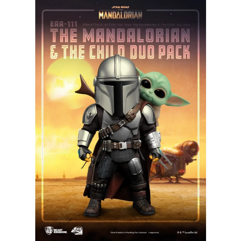 The Mandalorian & The Child Duo Pack Figurine, Beast Kingdom 4 The Mandalorian & The Child Duo Pack Figurine, Beast Kingdom - Image 2