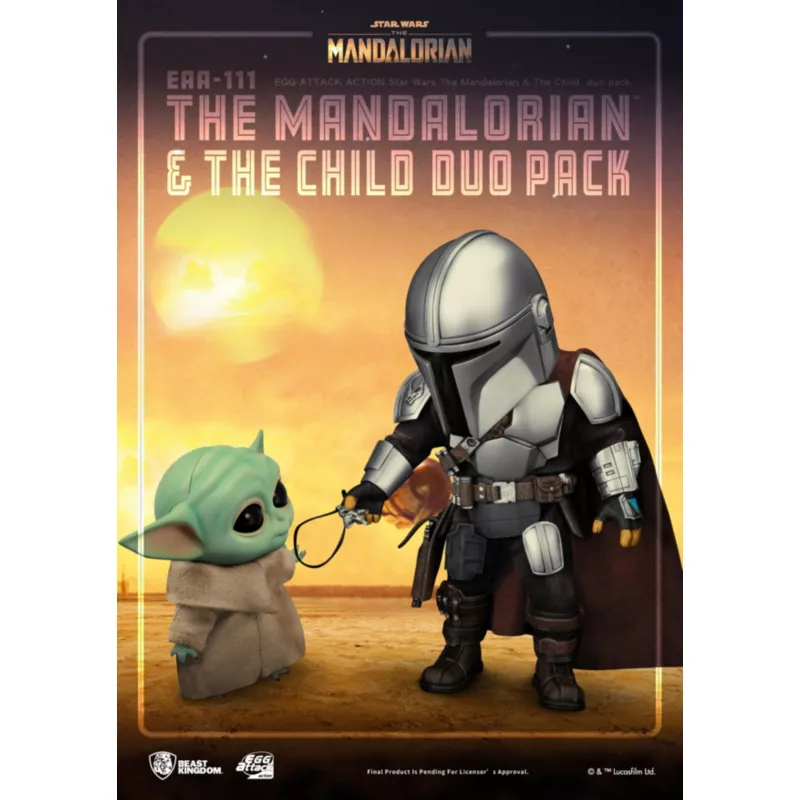 The Mandalorian & The Child Duo Pack Figurine, Beast Kingdom 7 The Mandalorian & The Child Duo Pack Figurine, Beast Kingdom - Image 5